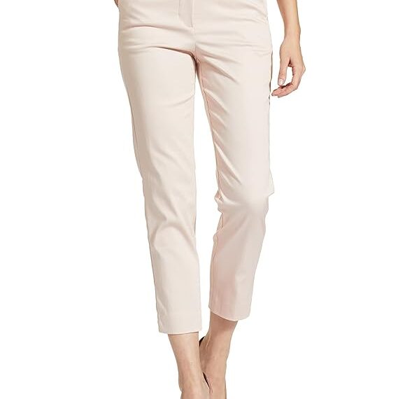 Discover Comfort and Style with Marks & Spencer Women’s Solid Mid Rise Slim Fit Trousers